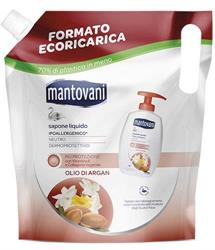 MANTOVANI SAPONE LIQ.750 ML.olio di argan ECORICARICA