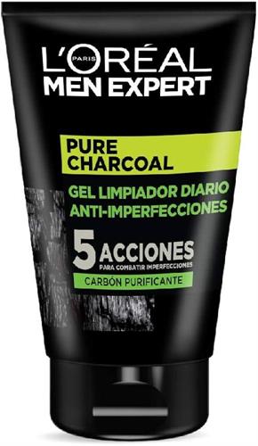 MEN EXPERT L'OREAL PURE CHARCOAL GEL DETERGENTE 150 ML ANTI-IMPERFEZIONI