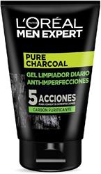 MEN EXPERT L'OREAL PURE CHARCOAL GEL DETERGENTE 150 ML ANTI-IMPERFEZIONI