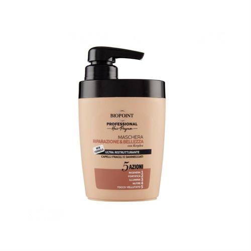 BIOPOINT MASK 300 ML.RIPARAZ.BELLEZZA ultra ristrutturante