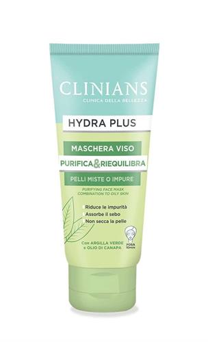 CLIN MASCHERA VISO PURIFICA & RIEQUILIBRA 75ML PELLI MISTE E IMPURE