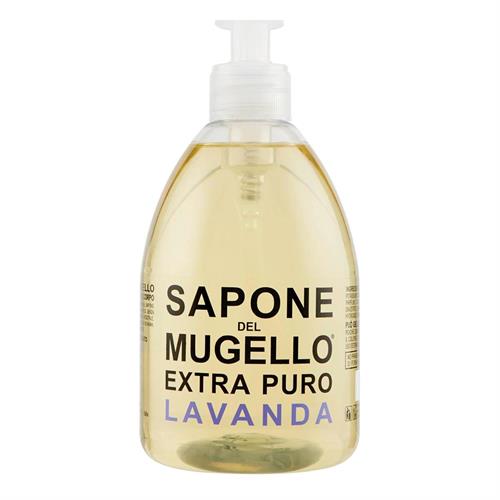 SAPONE DEL MUGELLO LAVANDA 500ML.EXTRA PURO MANI VISO E CORPO