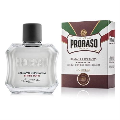 PRORASO BALSAMO DOPOBARBA 100ML.BARBE DURE SCATOLA ROSSA