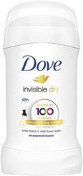 DOVE DEO STICK INVISIBLE DRY 40ML.