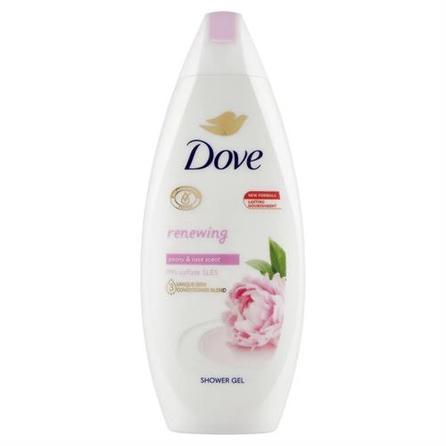 DOVE DOCCIA RENEWING PEONIA 250 ML.