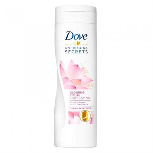 DOVE CREMA CORPO 400ML.GLOWING CARE FIORI DI LOTO