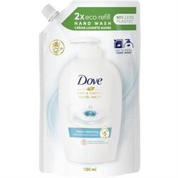 DOVE SAP.LIQUIDO POUCH care & protect 500ML.ANTIBATTERICO