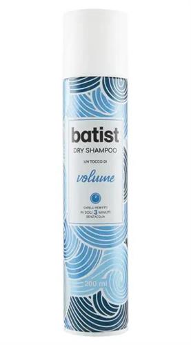 BATIST SPRAY blu 200 ML.volume SHAMPOO A SECCO tappo bianco