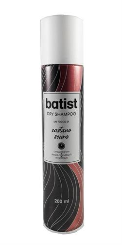 BATIST SPRAY castano scuro 200 ML.SHAMPOO A SECCO tappo bianco