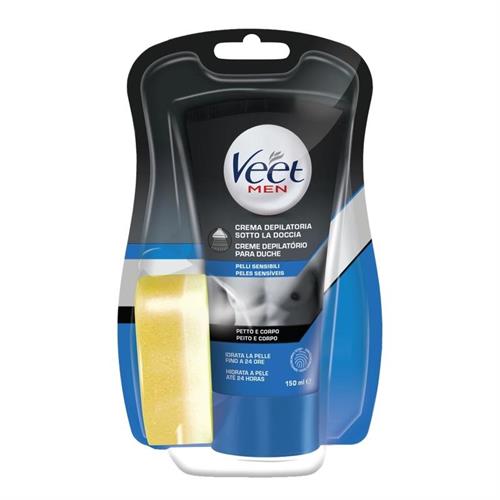 VEET MEN CREMA DEP.SOTTO DOCCIA 150 ML P.SENSIBILI BLU