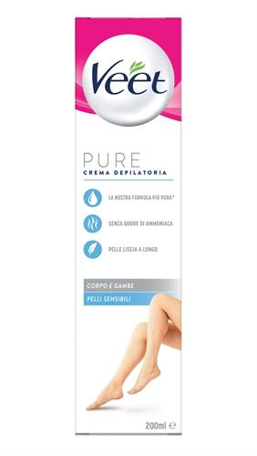 VEET PURE CREMA DEP.P.SENSIBILI 200ML CELESTE