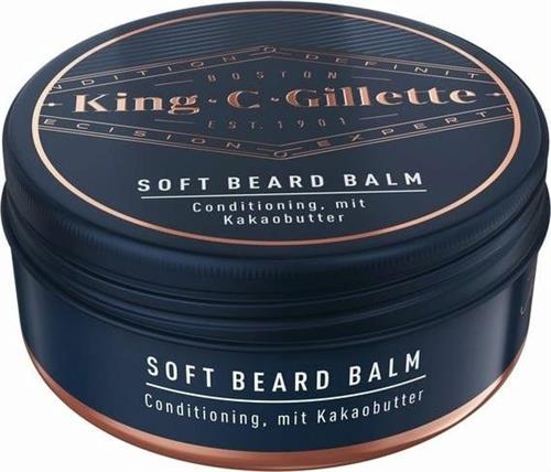 GILL.KING BALSAMO BARBA 100ML.SOFT BEARD BALM ideale per barba lunga