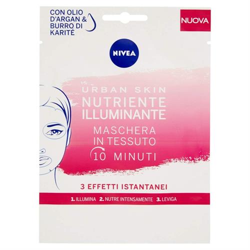 NIVEA URBAN RADIANCE MASCHERA IN TESSUTO 10 MINUTI NUTRIENTE ILLUMINANTE