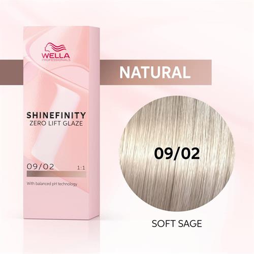 SHINEFINITY 09/02 biondo ch.mo naturale matt 60ML.DEMIPERMANENTE WELLA