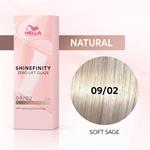 SHINEFINITY 09/02 biondo ch.mo naturale matt 60ML.DEMIPERMANENTE WELLA