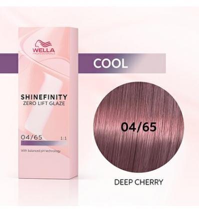 SHINEFINITY 04/65 cast.medio violetto mogano 60ML.DEMIPERMANENTE WELLA