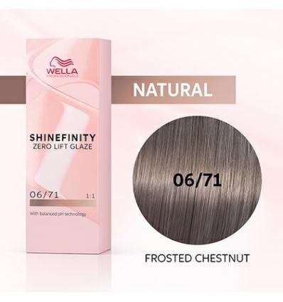 SHINEFINITY 06/71 biondo scuro sabbia cenere 60ML.DEMIPERMANENTE WELLA