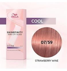 SHINEFINITY 07/59 biondo medio mogano cendre 60ML.DEMIPERMANENTE WELLA