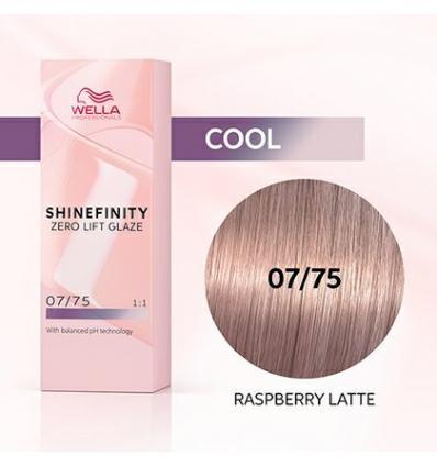 SHINEFINITY 07/75 biondo medio sabbia mogano 60ML.DEMIPERMANENTE WELLA