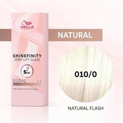 SHINEFINITY 010/0 biondo platino naturale 60ML.DEMIPERMANENTE WELLA