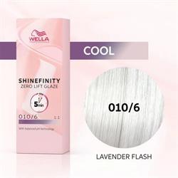 SHINEFINITY 010/6 biondo platino violetto 60ML.DEMIPERMANENTE WELLA