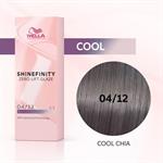 SHINEFINITY 04/12 castano medio cenere matte 60ML.DEMIPERMANENTE WELLA