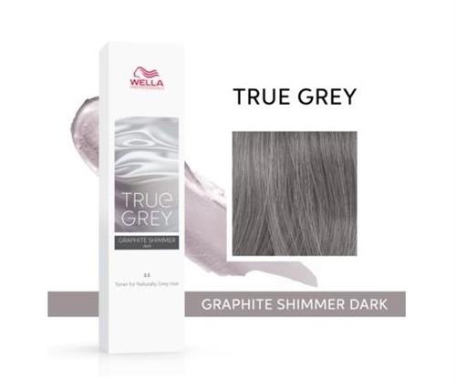 ****WELLA TRUE GREY graphite shimmer dark 60ML.RIVITALIZZANTE CAPELLI GR