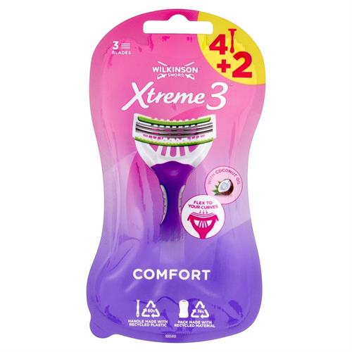 WILKINSON XTREME 3 COMFORT DONNA 4+2 MONOUSO