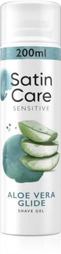 GILL.SATIN CARE GEL SENSITIVE 200ML P.SENSIBILI ALOE VERA GLIDE