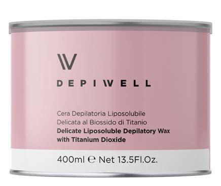 DEPIWELL CERA VASO rosa titanio 400ML LIPOSOLUBILE