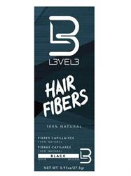 L3VEL3 HAIR FIBERS 27.5G BLACK LV3054