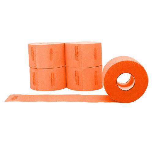 L3VEL3 CARTACOLLO NECK STRIP PAPER ORANGE 5PZ LV3069