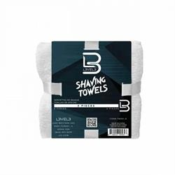 L3VEL3 ASCIUGAMANO SHAVING TOWELS BIANCO 3PZ LV3046