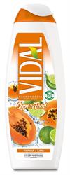 VIDAL BAGNOSCHIUMA papaya & lime 500ML.