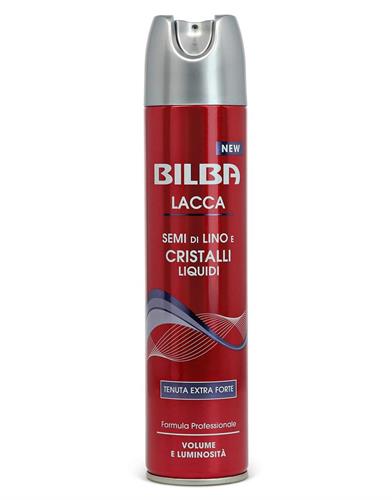 BILBA LACCA CRISTALLI E SEMI DI LINO 250 ML.EXTRA FORTE