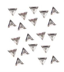 P.SAGE 20 STRASS X UNGHIE TRIANGOLARE ARGENTO 148040