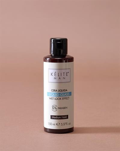 KELITE MAN CERA LIQUIDA 150ML LIQUID GLASS MEDIUM HOLD WET LOOK cod.114