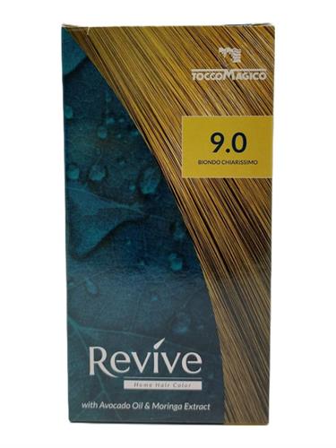 REVIVE 9.0 biondo ch.ssimo 60ML.CREMA COLORANTE KIT TOCCO MAGICO