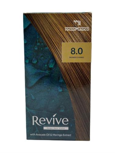 REVIVE 8.0 biondo chiaro 60ML.CREMA COLORANTE KIT TOCCO MAGICO