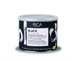 RICA CERA VASO black brasiliana carbone vegetale 400ML senza strisce