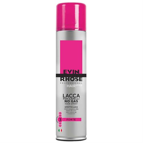 EVIN RHOSE LACCA NO GAS FORTE 400ML SEMIDILINO fascia rosa cod.804