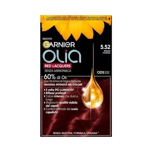 OLIA 5.52 rosso ciliegia KIT COLORAZIONE PERMANENTE OLEOSA NO AMMONIA