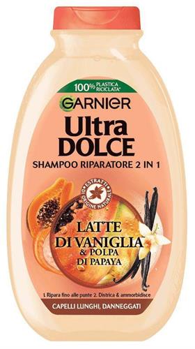 ULTRA DOLCE SHAMPOO vaniglia & papaya 250ML.capelli lunghi danneggiati