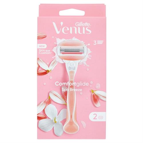 GILL.VENUS RASOIO COMFORT GLIDE SPA BREEZE 3LAME + 2 RICARICHE