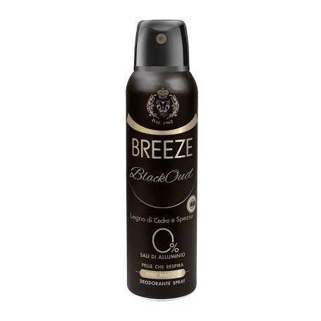 BREEZE DEO SPRAY black oud 150 ML GAS NO SALI