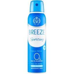 BREEZE DEO SPRAY sporting 150 ML GAS NO SALI