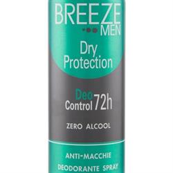 BREEZE DEO SPRAY MEN dry protection 150 ML GAS NO ALCOOL