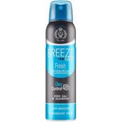 BREEZE DEO SPRAY MEN fresh protection 150 ML GAS NO ALCOOL