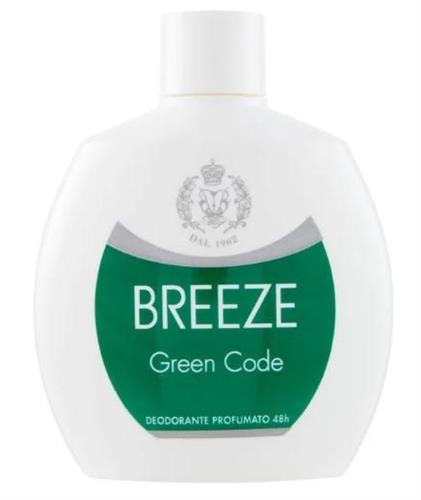 BREEZE DEO SQUEEZE green code 100 ML NO GAS