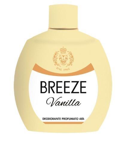 BREEZE DEO SQUEEZE vanilla 100 ML NO GAS
